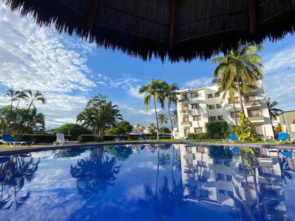 Hermoso Condominio Suites Las Palmas Con Alberca Manzanillo Exterior foto