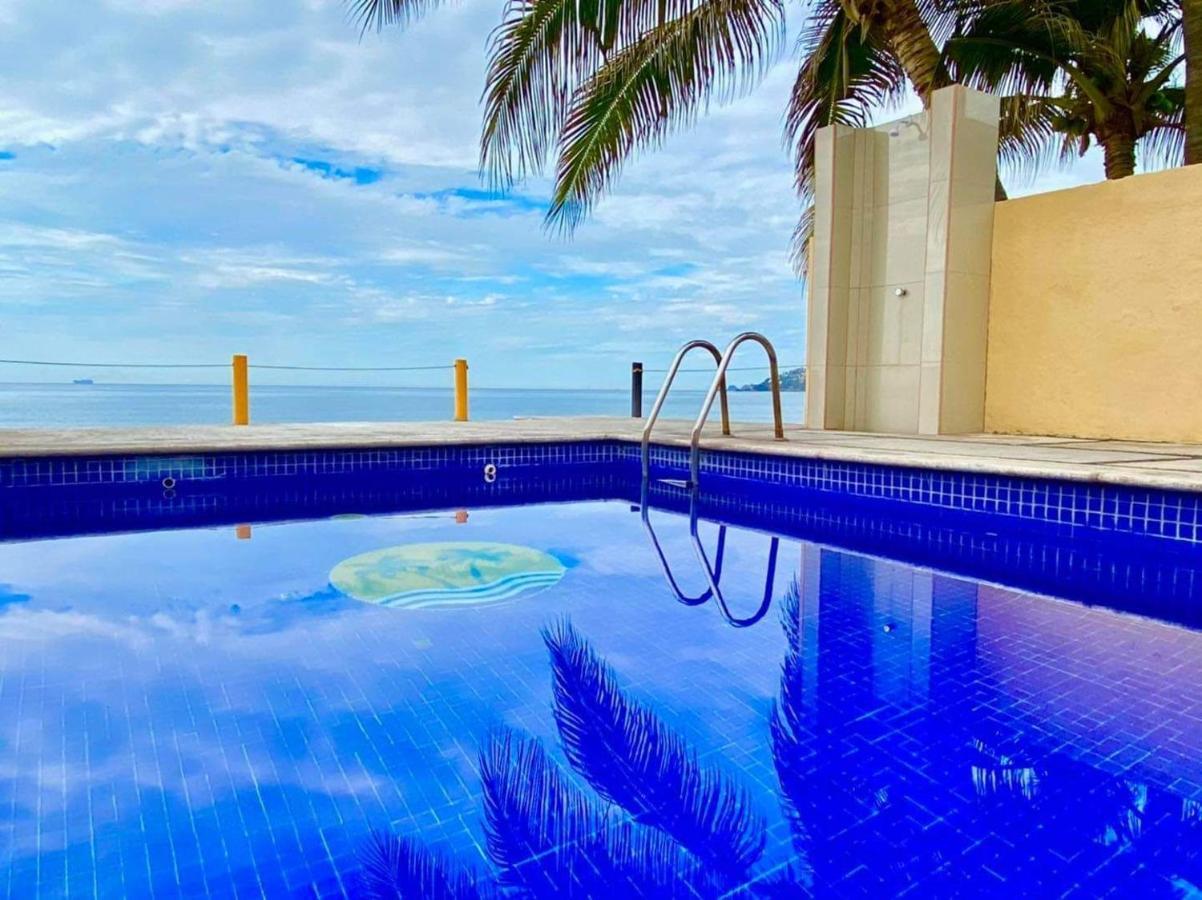 Hermoso Condominio Suites Las Palmas Con Alberca Manzanillo Exterior foto